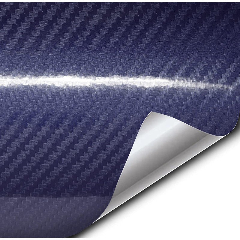 VViViD Epoxy 5D Carbon Dark Blue Vinyl Wrap (3ft x