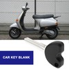 ECSiNG 1PC Key Blank Motorcycle Uncut Blanks Key Replacement Part