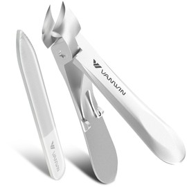 VANWIN Ingrown Toenail Clippers, Ultra Sharp Upgraded Slanted Curved Blade Nail Clippers for Thick Toenails and Ingrown Nails, Heavy Duty Angled Toe Nail Clippers for Thick Nails for Seniors and Men