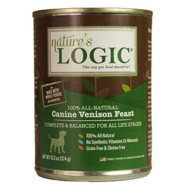 Natures Logic NL00103 Venison Feast Wet Dog Food, One Size