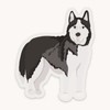 Vinyl Dog Sticker - choose from assorted breeds:_Siberian Husky