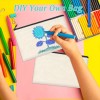 12pcs/Set Fabric Canvas Pouches with Zipper, Sublimation Blank DIY Craft