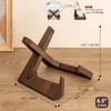 ANBOXIT Bowl Stands for Display, 6.5 Inch Plate Holder, Wooden