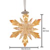 XIANGBAN Crystal Snowflake Pendant Home Clear Star Decoration Hanging Christmas