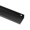 10 Pcs Finger Edge Pull Black Modern Aluminum Alloy 1mm