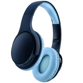 YUSONIC Kids Wireless Headphones, Bluetooth Teen Headphones,Over Ear Isolation Headphone Foldable with Built-in Mic for Cell Phones TV Tablet School Network Boys Girls (e6 Blue)