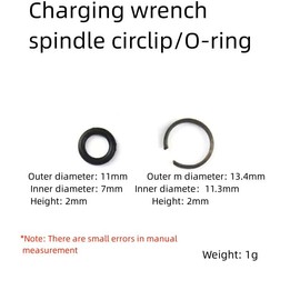 SANFAY 10-Piece 1/2 Inch Impact Wrench Socket Retainer Rings Set, Black, Carbon, Rubber, Steel