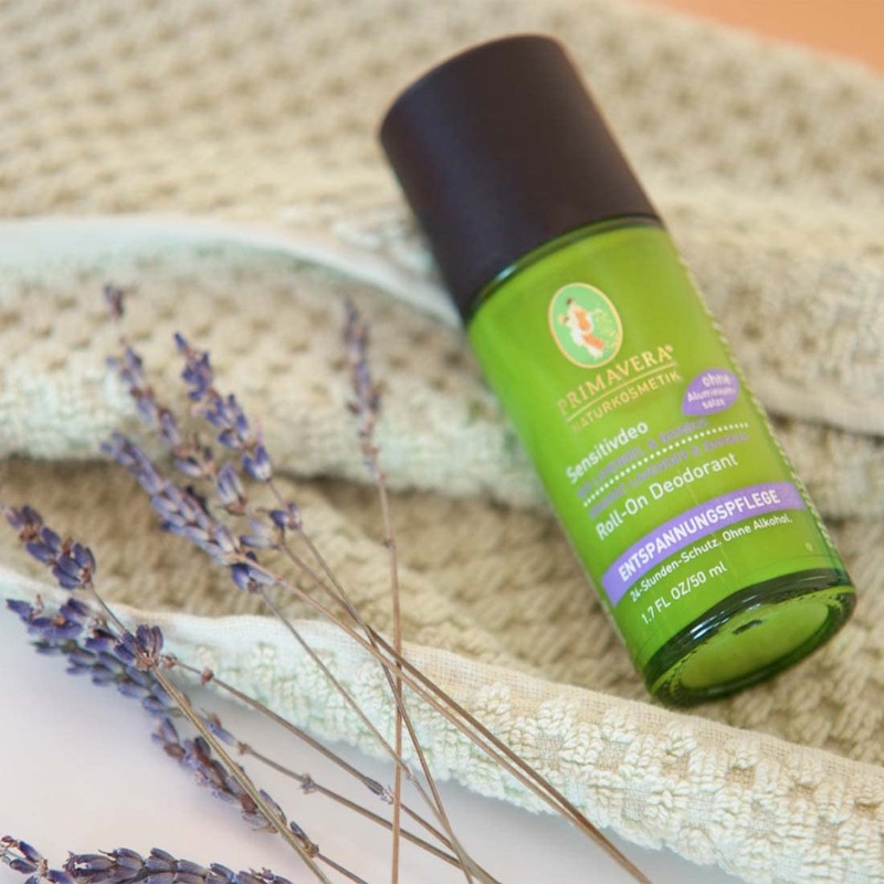 PRIMAVERA Sensitivdeo Lavendel Bambus 50 ml - milder Duft, 24-Stunden-Schutz,