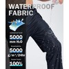 ZITY Men's Rain Over Pants Waterproof Heavy Duty Thick Hiking