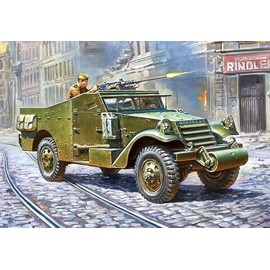 Zvezda 1/100 M-3 carrello esploratore con mitragliatrice