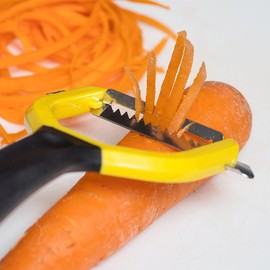 MOBI Julienne Y Peeler, Yellow, Kitchen Accessories