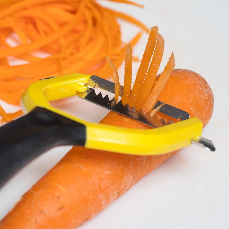 MOBI Julienne Y Peeler, Yellow, Kitchen Accessories