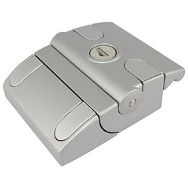 Latch Lock Compact Various Locking Aluminium Coloured