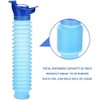 Portable Travel Urinal, 25oz Capacity, Collapsible Design, 2-Pack, Blue