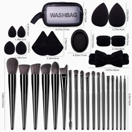 LHLXZQ Make-up Pinsel Set, Professionelles Makeup Brushes Set Geschenk Set für Gesicht Foundation Rouge Lidschatten Kontur Concealer Aufhellung, Beauty Egg Zufällige Farbe#1