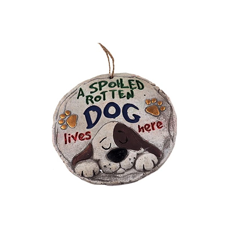 BWG Hanging Garden Quote 16cm Round Plaques - Spoiled Rotten