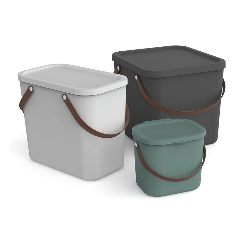 Rotho Albula Storage Container with Lid, 6L Storage System, Storage