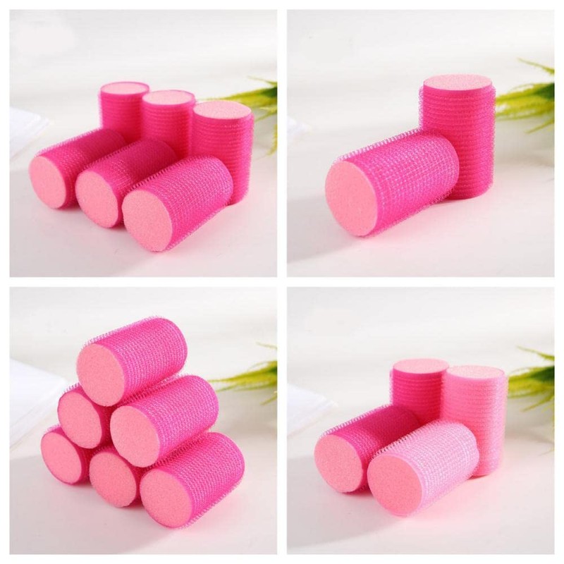 Zopseet 6 Pcs Sponge Hair Rollers Foam Curlers Tools Hairdressing