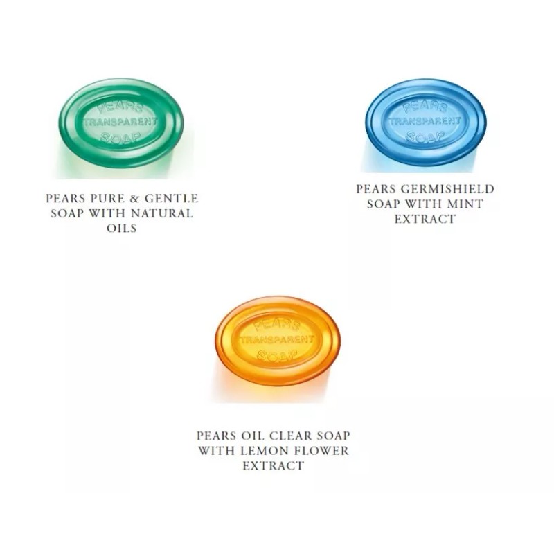 Pears Pure & Gentle Bar Soap - 4 Packs -