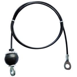 Mi Metty Fitness Pulley Cable,Adjustable Home Gym Cable Pulley System Replacement Fitness Cable for Pulley Machine Accessories，Thick 5mm Heavy Duty Pulley Cable for Home Gym (98", B-Cable +Ball)