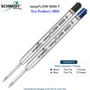Imprinted Schmidt easyFLOW9000 Ballpoint Refill- Black & Blue Ink, Fine
