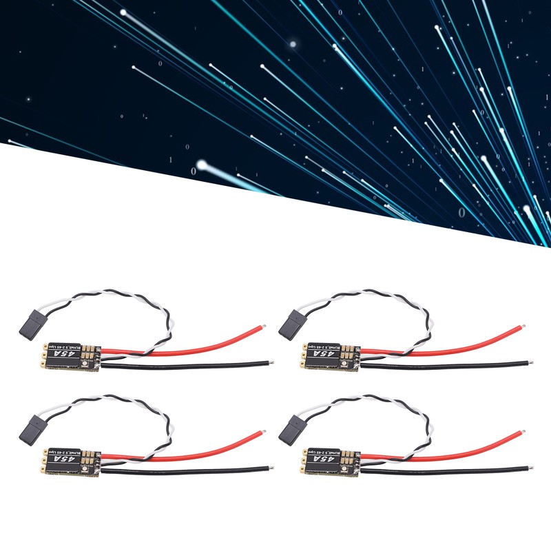 4Pcs Brushless ESC 45A 2 6S Power Supply RGB LED