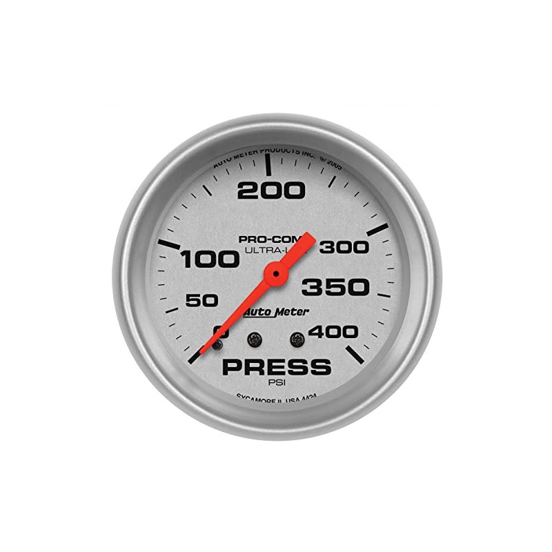 Auto Meter 4424 Ultra-Lite Mechanical Pressure Gauge
