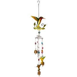Red Carpet Studios Nature's Jewels Large Wind Chimes, Hummingbird