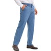 voeeron Mens Elastic Waist Jeans Relaxed Fit Men's Jeans with