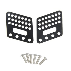 AIXXCUVQ 2pcs Rear Shock Tower for Wraith 1/10 Aluminum Alloy Crawler RC Car Accessories Replacement Parts RC Upgrade Part RC Car Part, Black