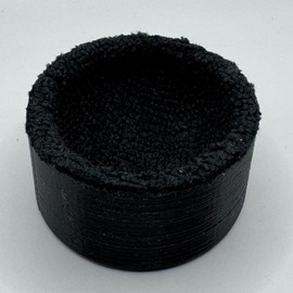 Luna's Ball Washer - Magnetic 3D Printed Golf Ball Washer Compact Portable Device for Quick Cleaning on Golf Balls, Magnetic Design for Easy Attachment:_Black