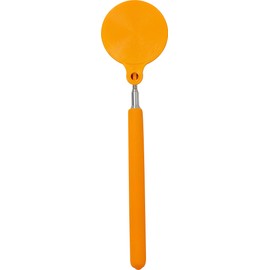 MAG-MATE IMS123HVO Telescoping Round Stainless Inspection Mirror, 36", Hi-Viz Orange
