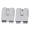 2 Set Battery Quick Connector Kit PC Shell Silver Plated