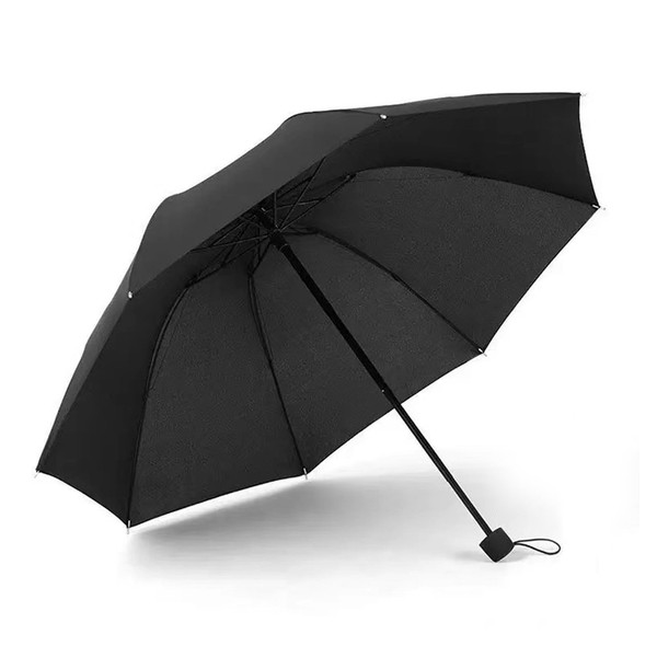 JinliangGuo One Piece Small Travel Folding Umbrella Strong Durable Compact