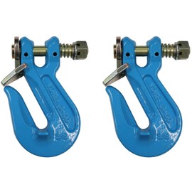 BA Products Qty. 2, G10-206-38, 3/8" Grade 100 Twist Lock Grab Hook for 3/8" Chain