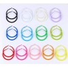 80s Hoop Earrings Colorful Hoop Earrings Large Retro Exaggerated Round