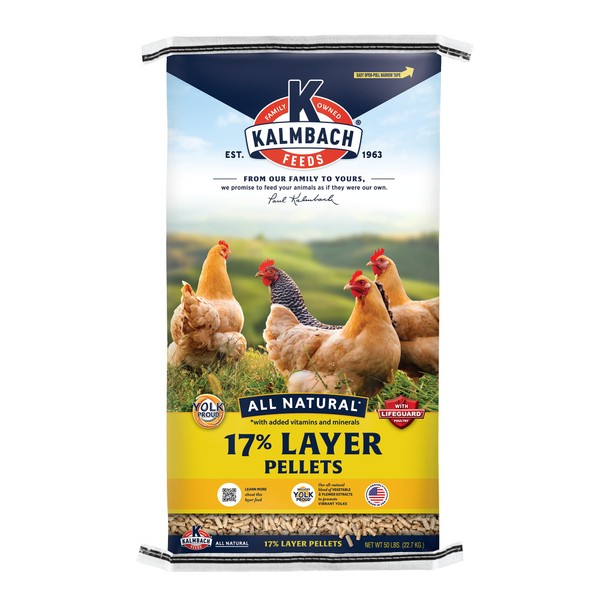 Kalmbach Feeds All Natural Layer Pellet, 50 Lb