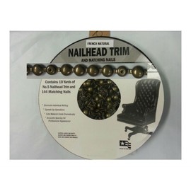 NEW! FRENCH NATURAL 30 Feet Upholstery Tackstrips Roll Nail Strip Nailhead Trim