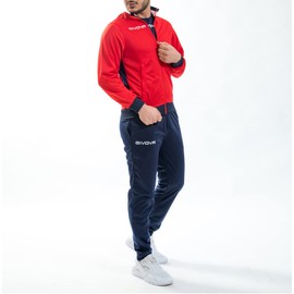 givova TR032, unisex_adult, Rosso-Blu, XXS