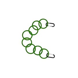 Snake Climbing Hoop Chain for Ball Python Playground Climbing Toys for Corn Snake Enrichment Toys Small Snake Jungle Gym Green