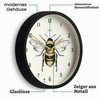 JONES CLOCKS Bee Wall Clock Small Modern Clock with Honey