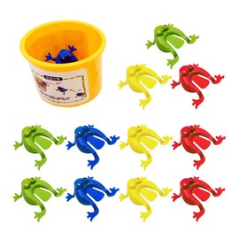 NUOBESTY Frog Toy 1 Set Frog Jumping Toy Finger Press Jumping Toys Children's Toy Frog Educational Toy Mini Bouncing Frog for Game Party
