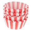 MAGICLULU 100pcs Stripes Paper Muffin Cups Baking Paper Cup for