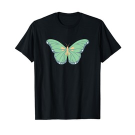 Cute Colorful Light Green Butterfly T-Shirt