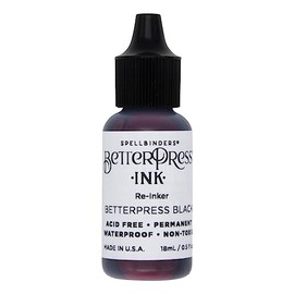 Spellbinders Ink Reinker BetterPress Black, ONE