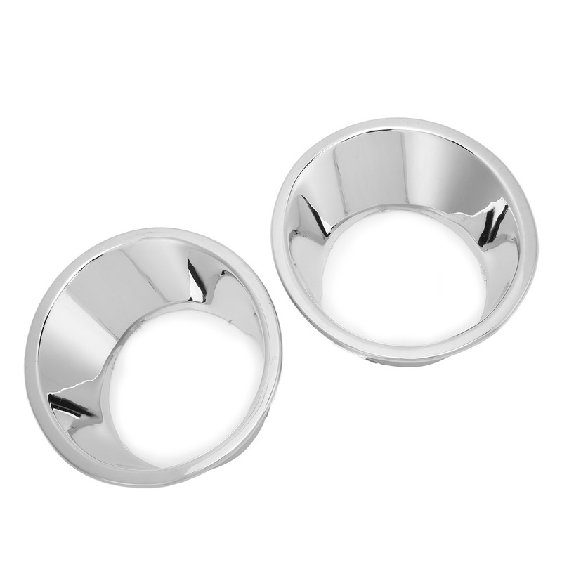 2pcs Car Front Fog Light Lamp Cover Trim Ring ABS