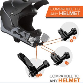 Lupholue Basic Mount Accessories Quick Release Buckle Mount, J-Hook Buckle Mount Compatible with GoPro Hero 12, 11, 10, 9, 8, 7, GoPro (2018), 6, 5, Session, Xiaomi Yi, Sjcam (13pcs)