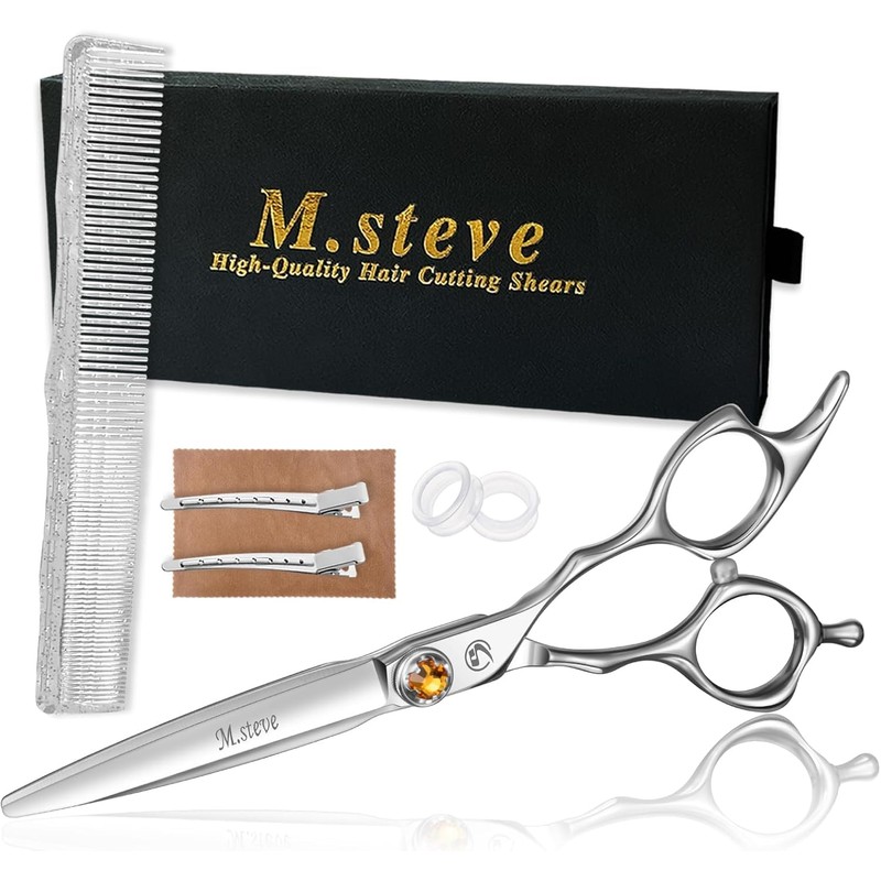 M.steve Professional Hair Cutting Scissors 6 Inch, VG10 Stainless Steel
