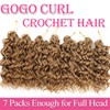 Gogo Curl Short Curly Crochet Hair - 10 Inch, 7