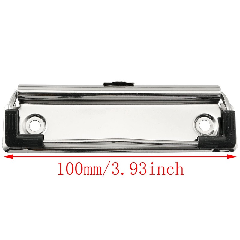 RLECS 5pcs Metal Hardboard Clips 3.9" with Rubber Feet and